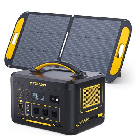 vtoman 1500|VTOMAN 1500W Solar Generator with 110W Panels。